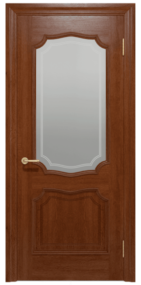 Міжкімнатні двері «Луідор» ПО шпоновані Дубом.
