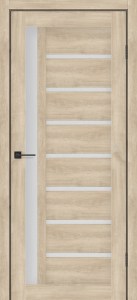 Дуб звичайний/скло сатин