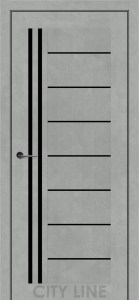 Бетон Чикаго/Чорне скло