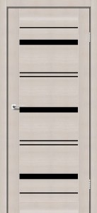 Дуб мембау зі склом (чорне)