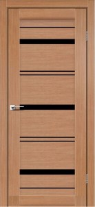 Дуб натуральний зі склом (чорне)