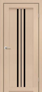 Дуб боровий зі склом (чорне)