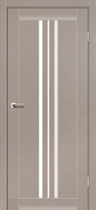 Сірий краст зі склом (матовий сатин)