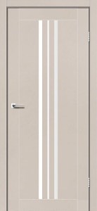 Димчастий краст із склом (сатин матовий)