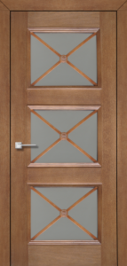 Коричневі зі скляними вставками