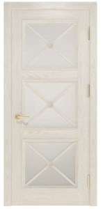 Міжкімнатні двері Cross C 022 SO1 Кремовий від TM «Status Doors»