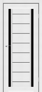 Білий текстурний (чорне «Lacobel»)