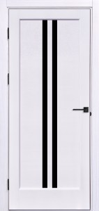 Дуб білий/Сатин чорний