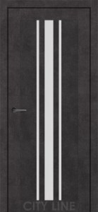 Онікс сірий/Сатин білий