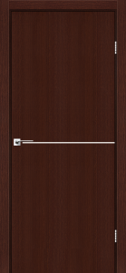 Венге панга (декор з алюмінію кольору нікель)