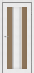 Білий текстурний (сатин бронза)