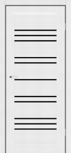 Білий текстурний (чорне «Lacobel»)